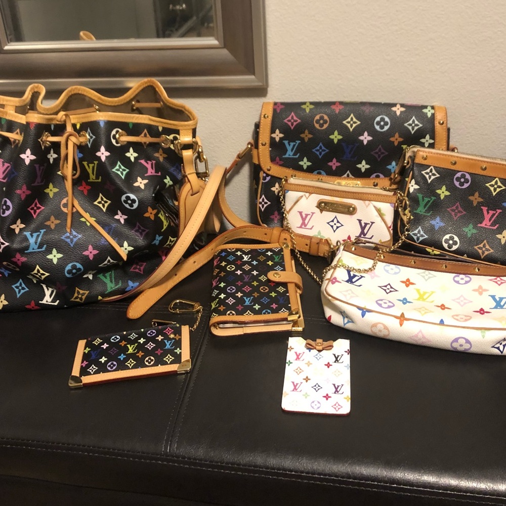Louis Vuitton multicolore collection
